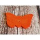 Motivscheibe "Schmetterling" - Farbe: orange